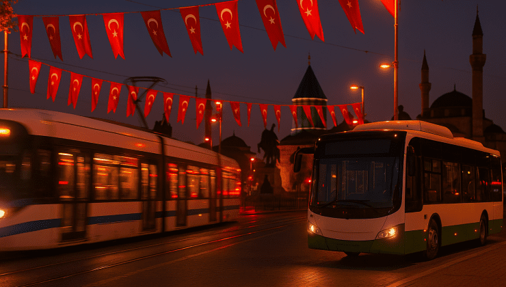 KONYA’DA ULAŞIM BİR GÜN BOYUNCA ÜCRETSİZ OLACAK!