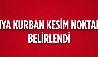 2026 KONYA KURBAN KESİM YERLERİ BELLİ OLDU!